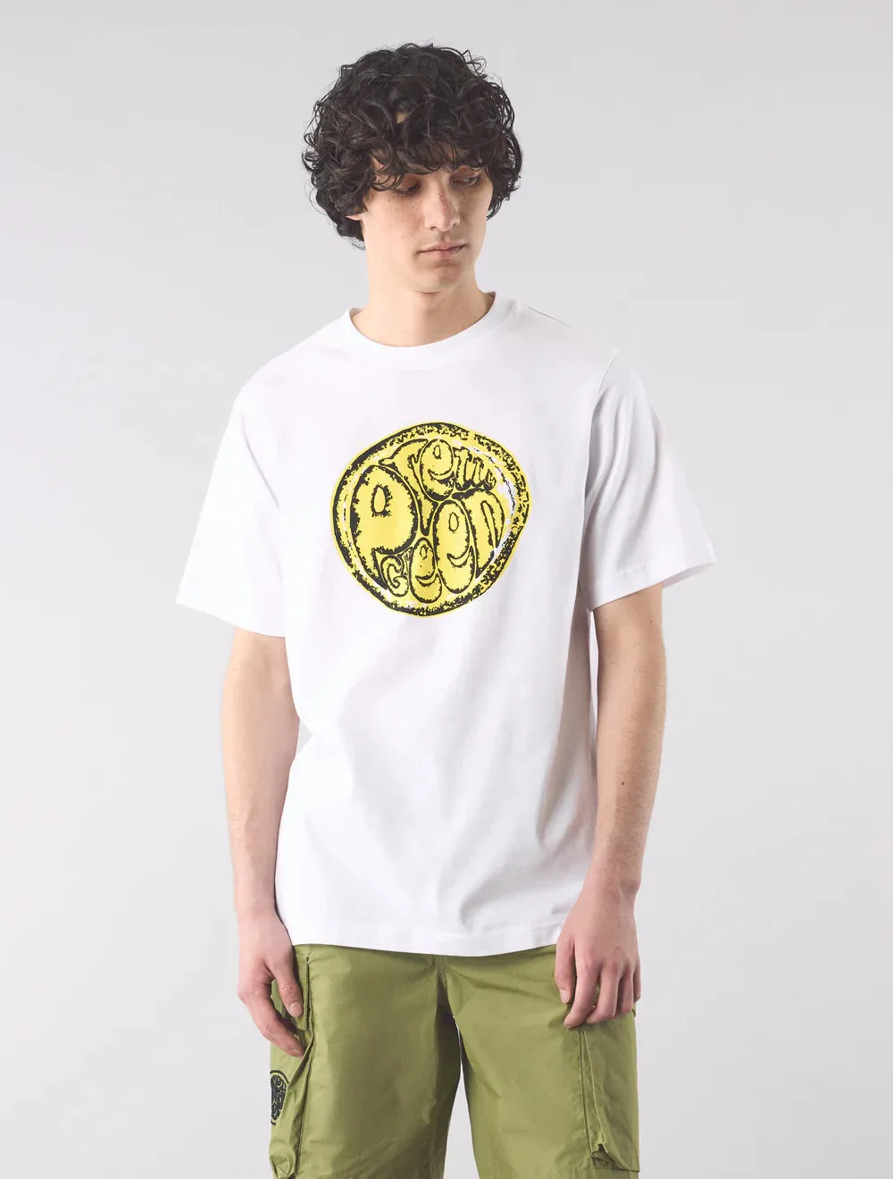 Pretty Green Citrus Sunshine T-Shirt White