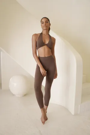 PUSH-UP LOW LEGGING | CHOCOLATE