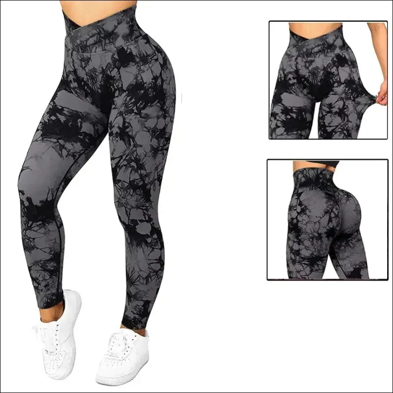 Push up workout leggings | scrunch butt | ankle-length | elastic waist