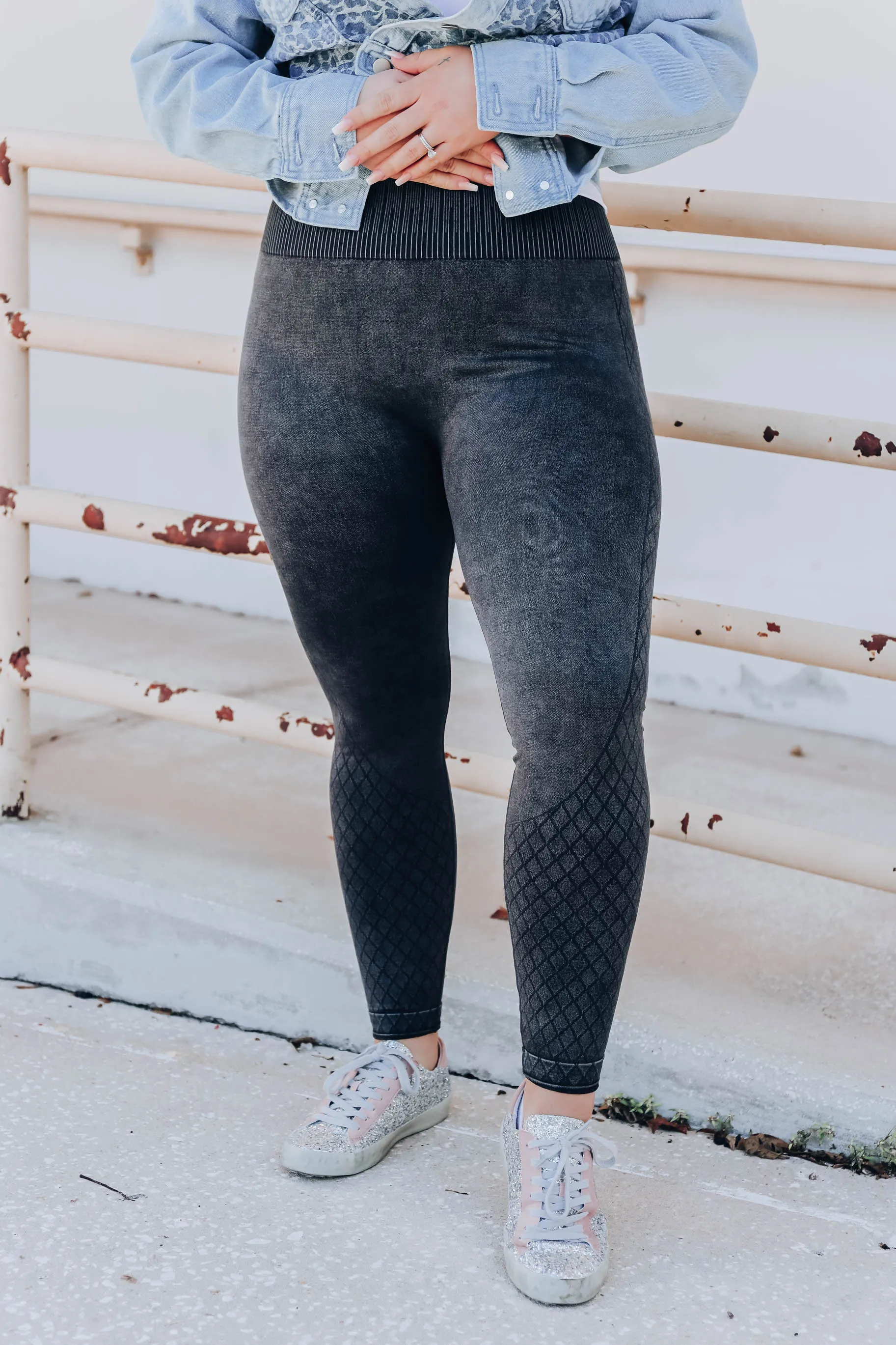 Pushin' The Limit Leggings S-3X - Black