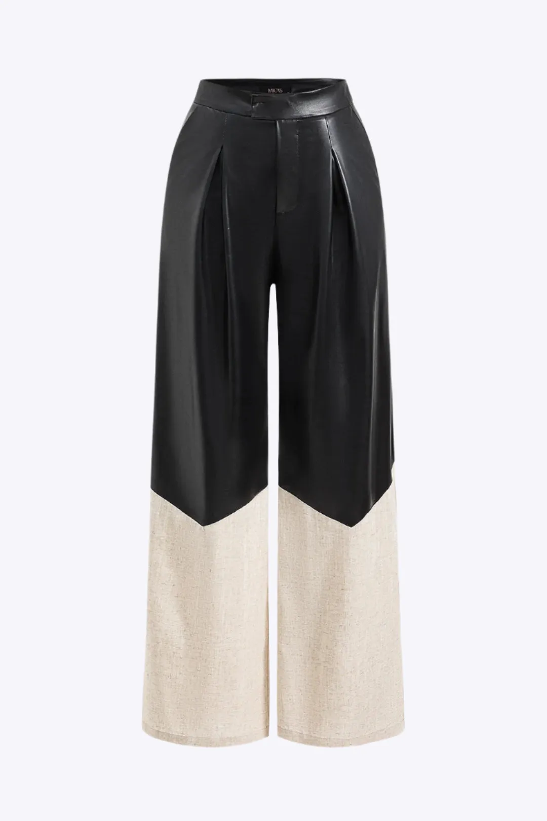 Quanah - Chic High Waist Patchwork Woman's Trousers