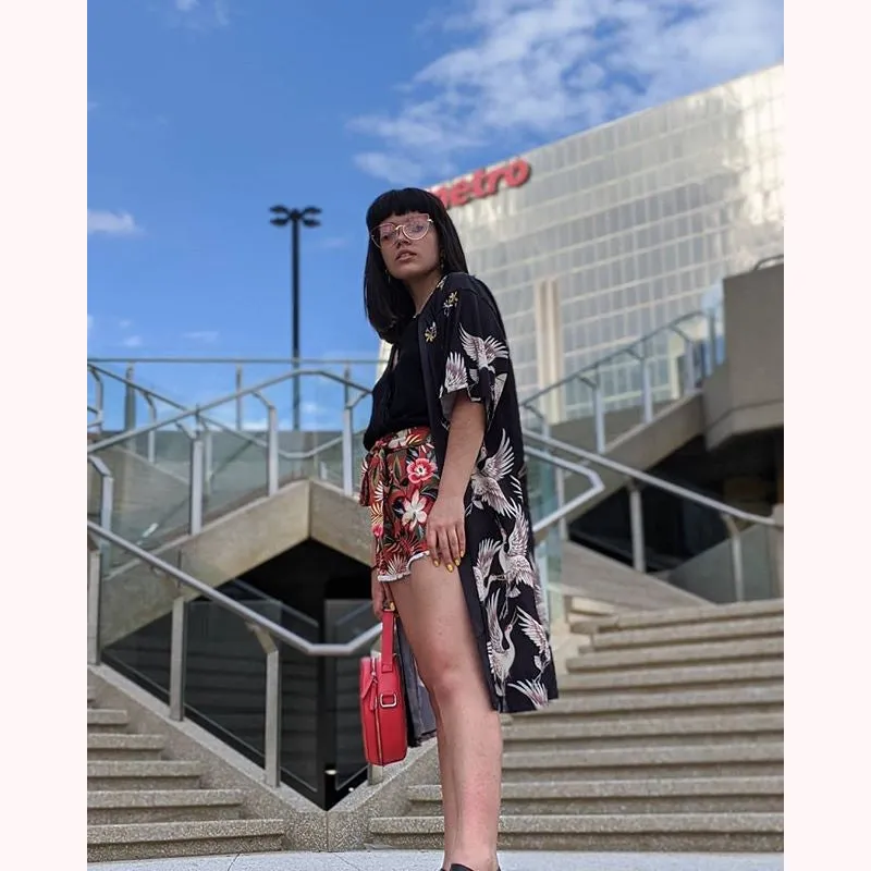 "HARAJUKU CRANE" SUNSCREEN CARDIGAN K071808