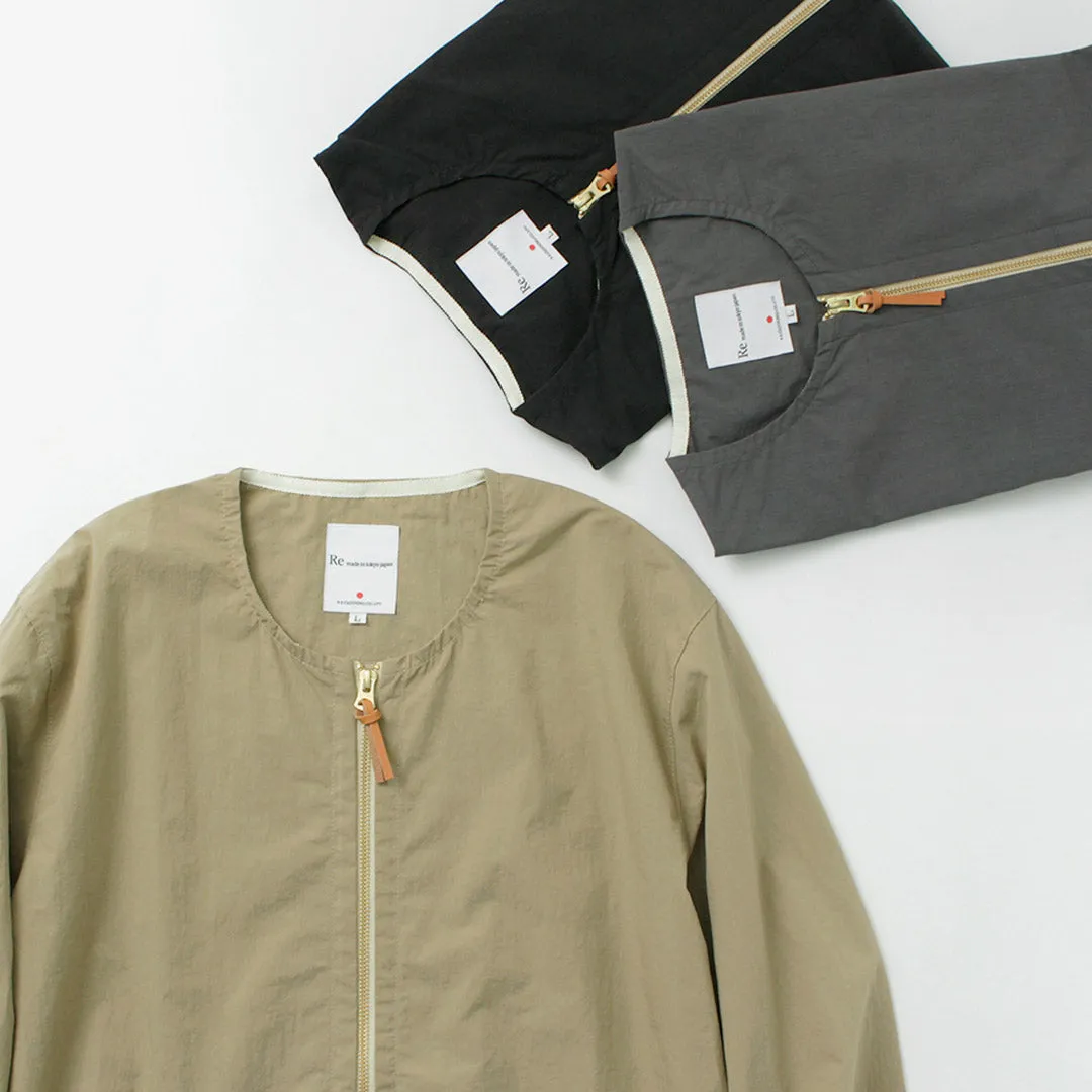 RE MADE IN TOKYO JAPAN / Cotton Nylon Crew Cardigan