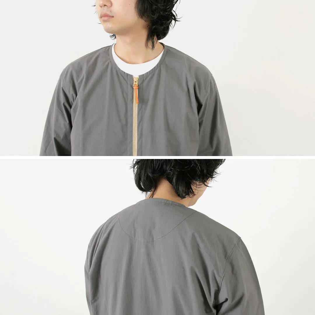 RE MADE IN TOKYO JAPAN / Cotton Nylon Crew Cardigan