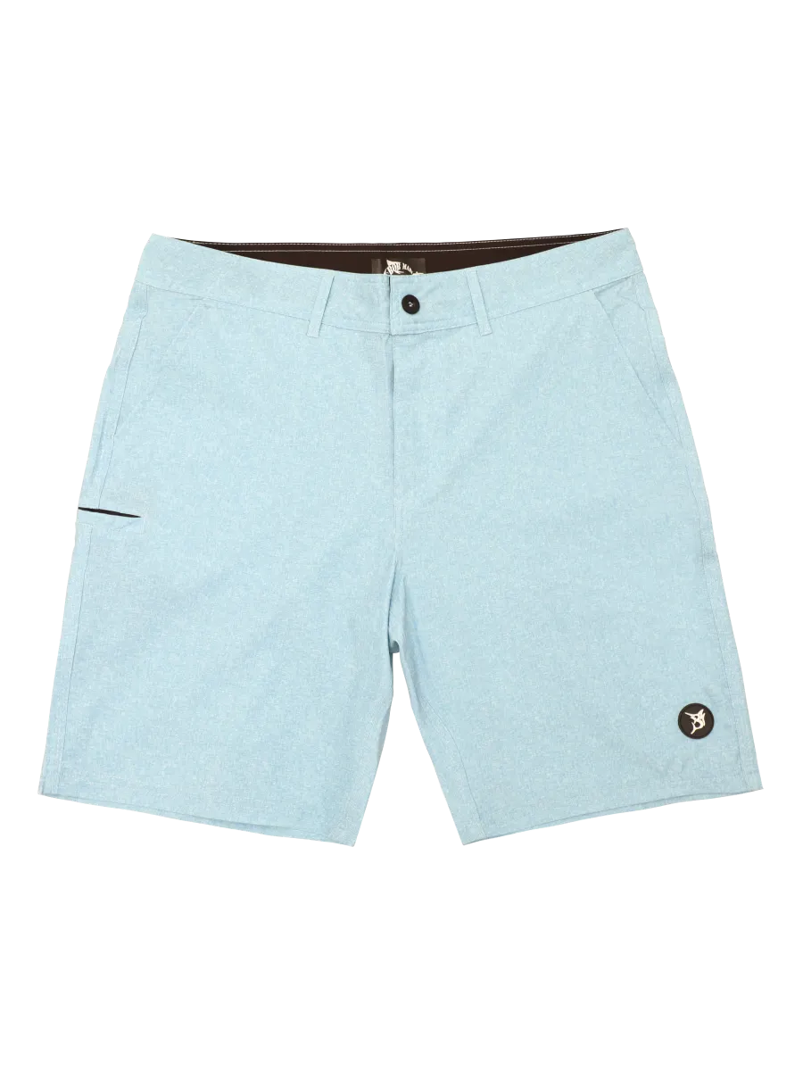 Recycled Hybrid Shorts Light Blue
