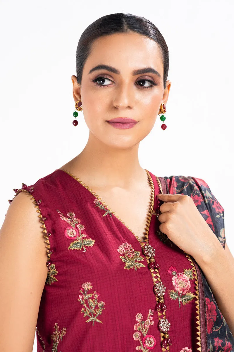 Red Shade Pakistani Salwar Kameez Dupatta Salwar Suit Party Dress
