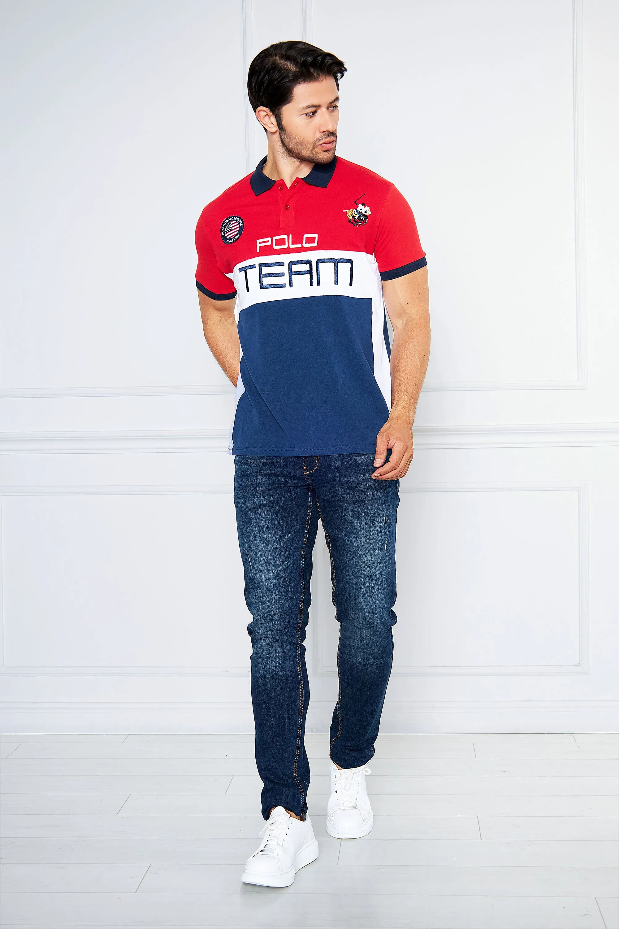 Red T Shirt Collar HS
