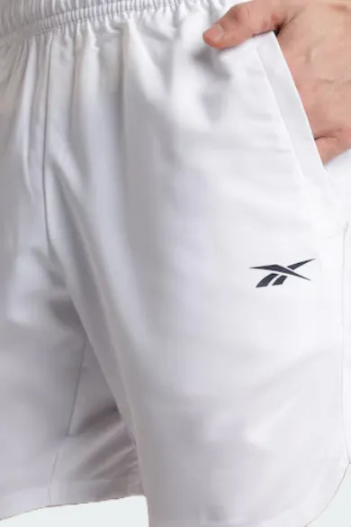 Reebok White Men Shorts