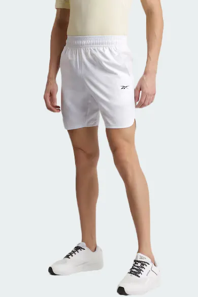 Reebok White Men Shorts