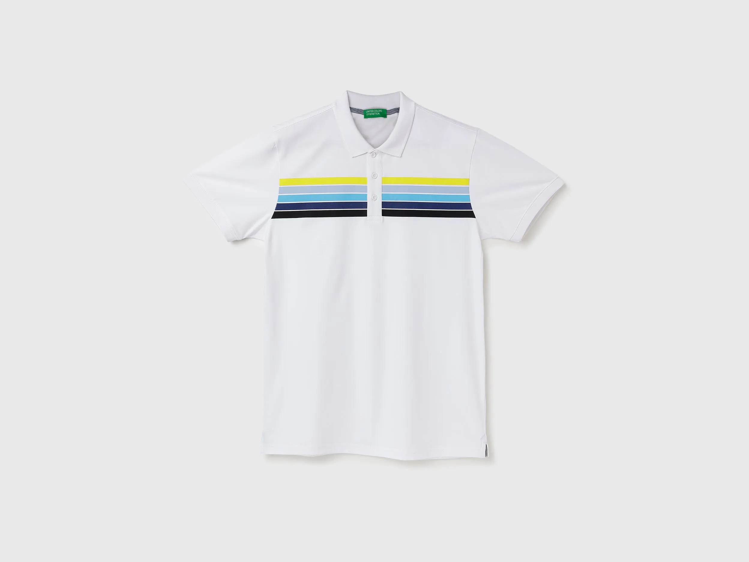 Regular Fit Polo Neck Printed T-Shirts