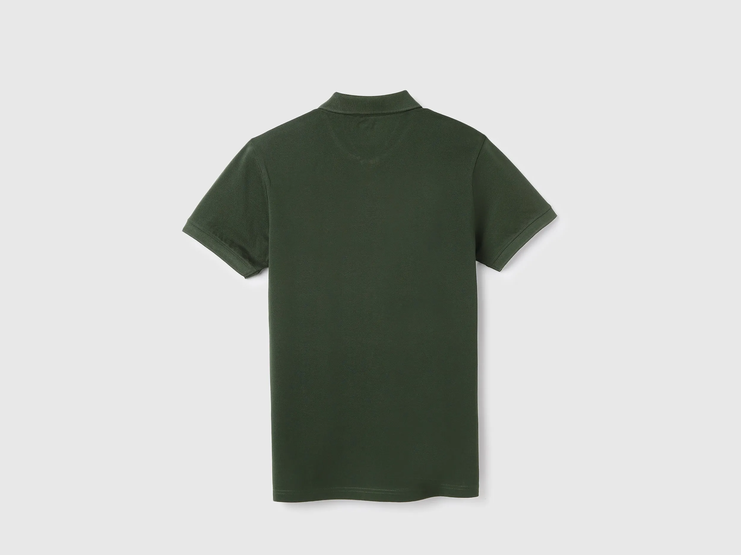Regular Fit Polo Neck Solid T-shirts