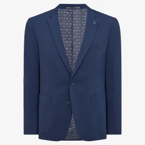Remus Slim Fit Jersey Stretch Jacket - Blue