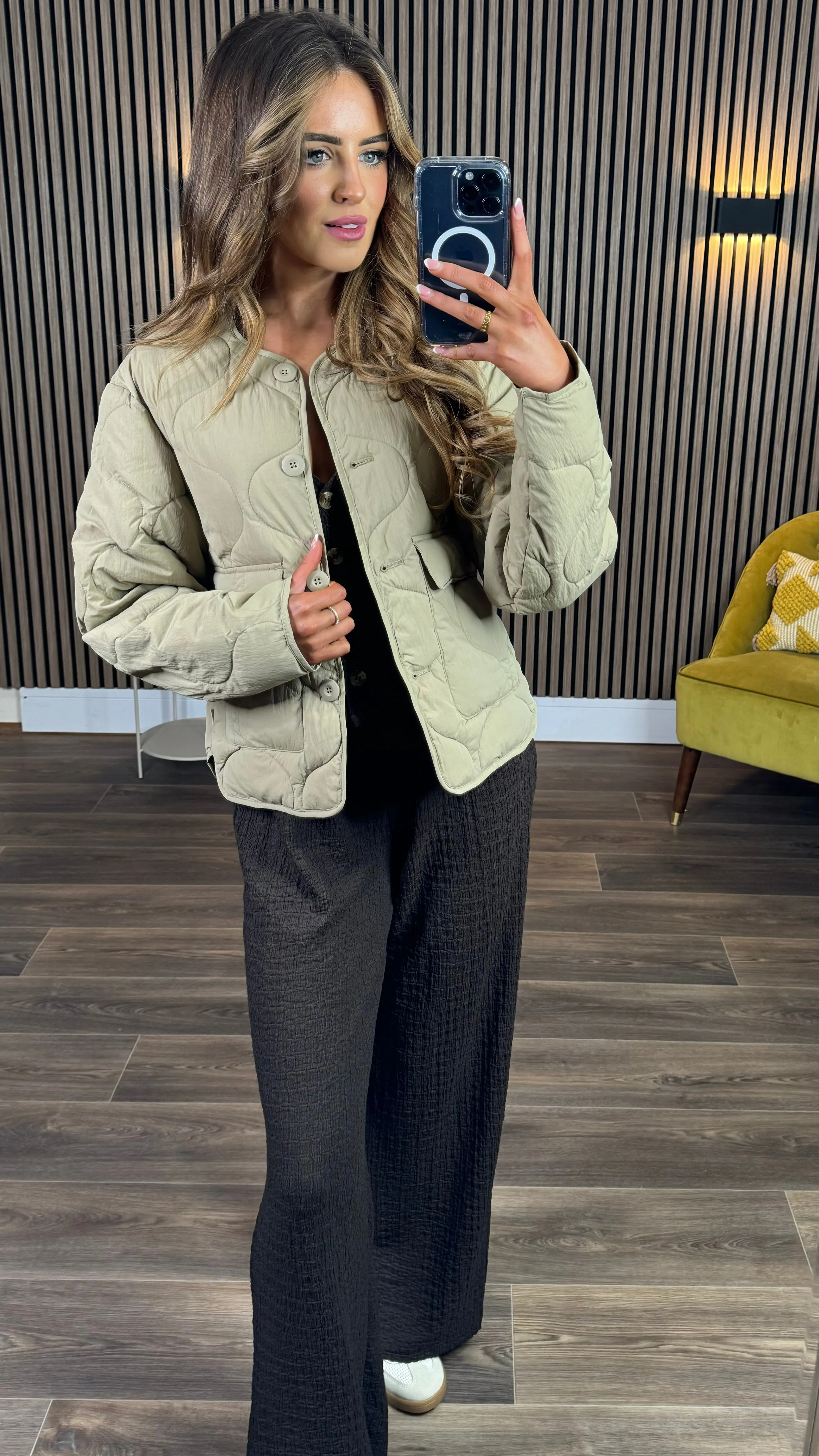 Rhiannon Brown Textured Waffle Trousers & Waistcoat Co Ord