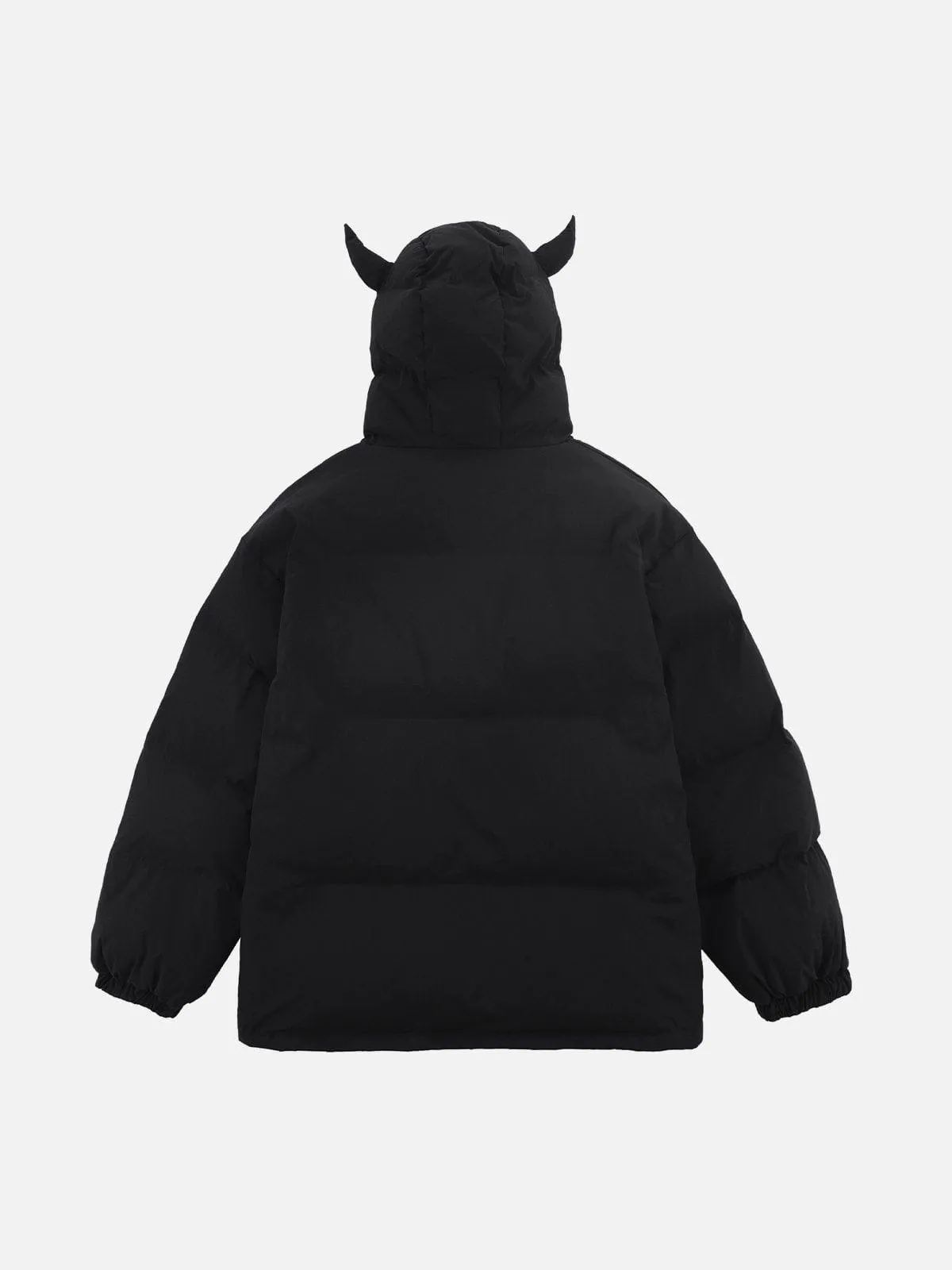 Rimiro - Solid Embroidered Hood Winter Coat