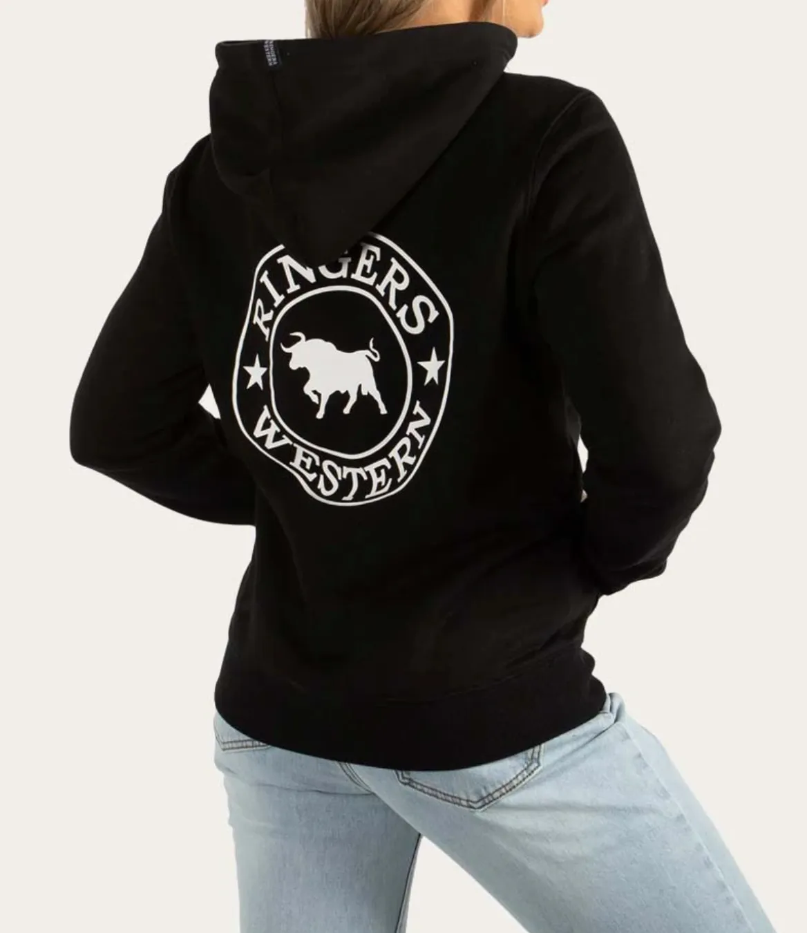 Ringers Western Womens Signature Bull Hoodie