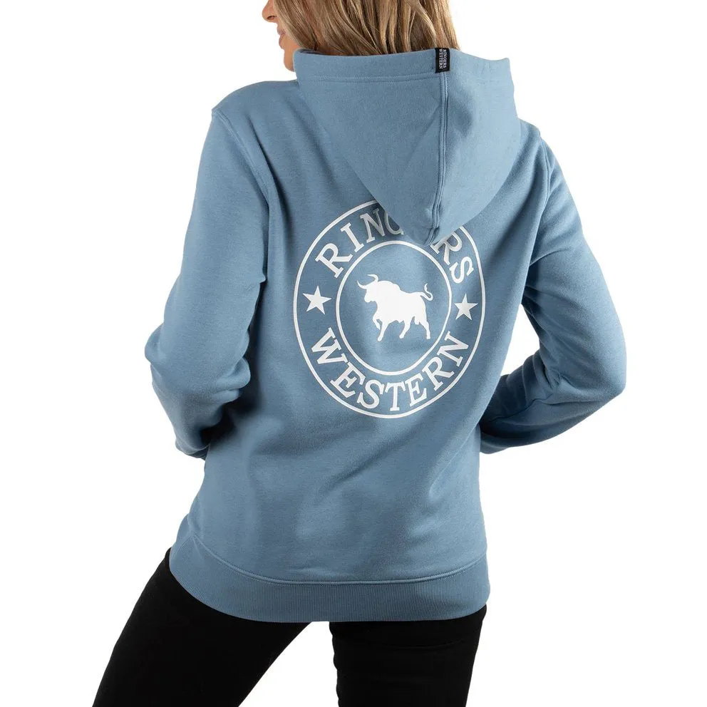 Ringers Western Womens Signature Bull Hoodie
