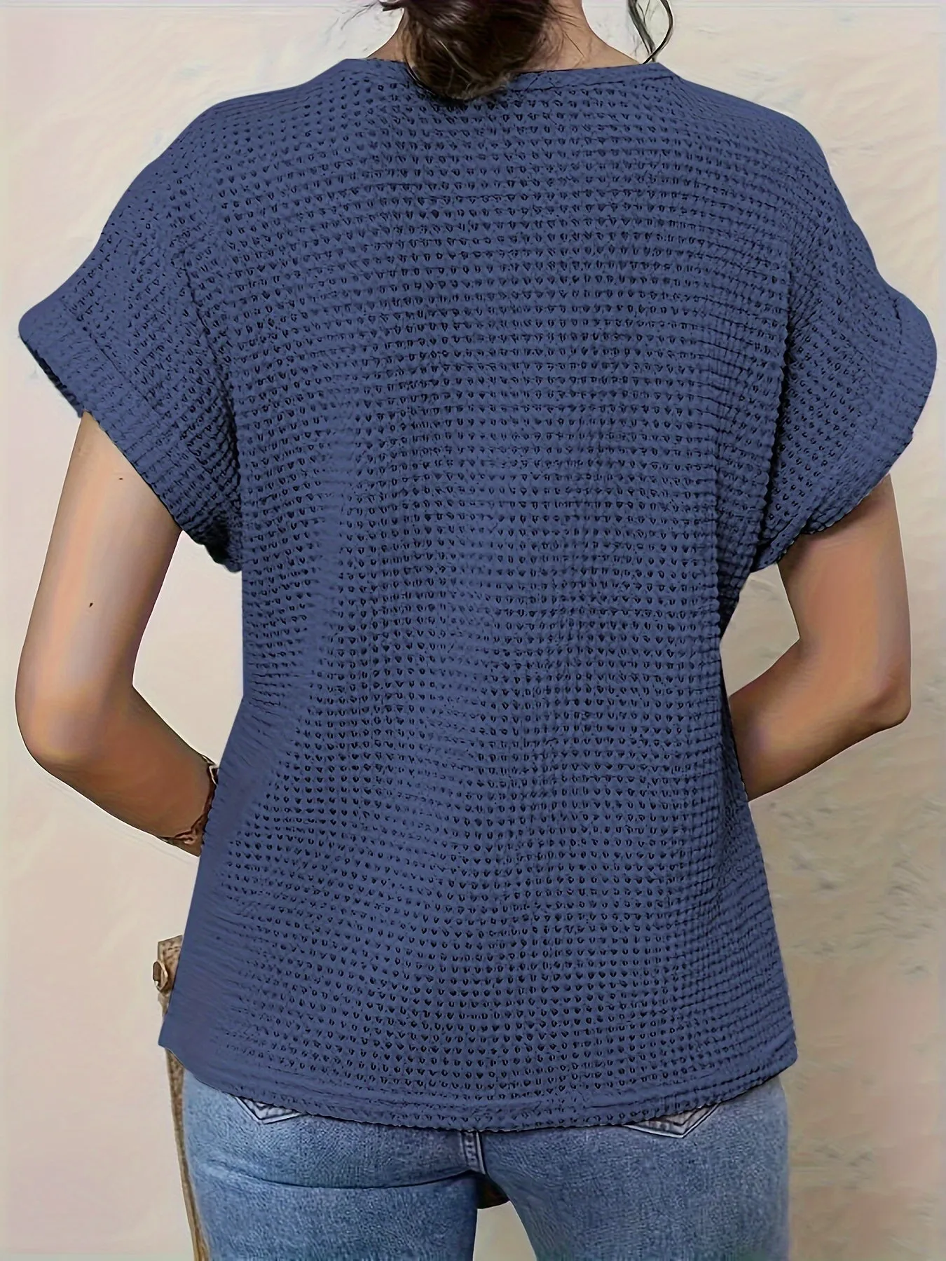 Rissa | Chic Round Neck Elegant Top