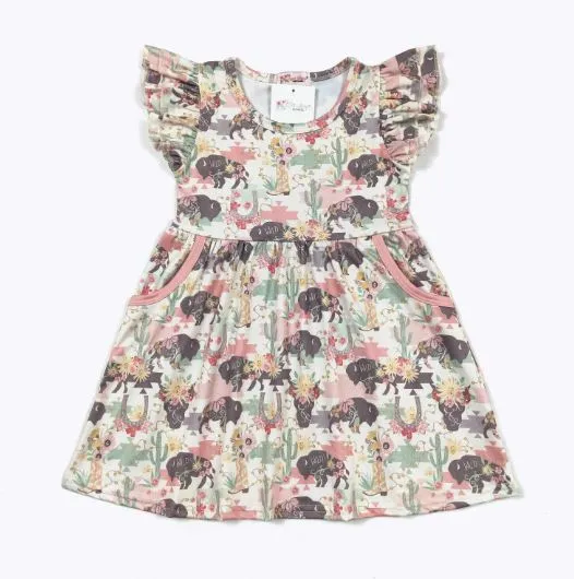 Roam Wild Girls Dress
