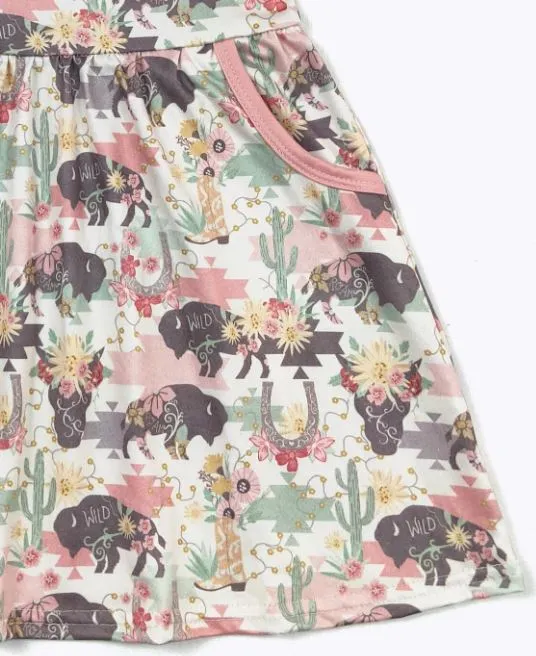 Roam Wild Girls Dress