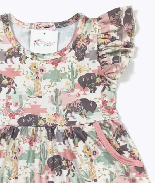Roam Wild Girls Dress