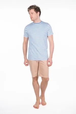 Rupert & Buckley Albie Striped T-Shirt - Blue