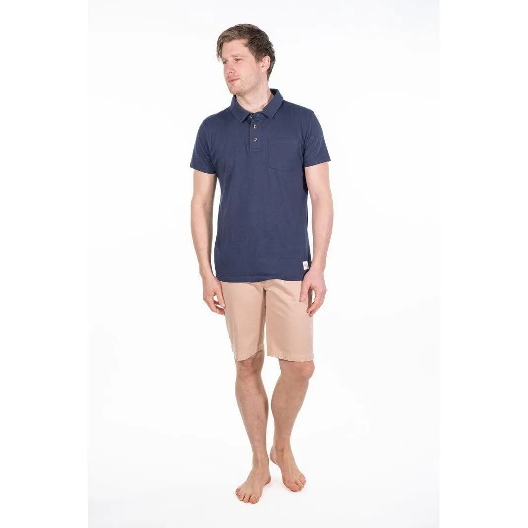 Rupert & Buckley Theo Jersey Polo  - Navy