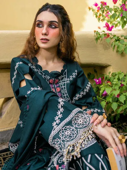 Sea Green Embroidered Pakistani Salwar Kameez Dupatta Salwar Suit