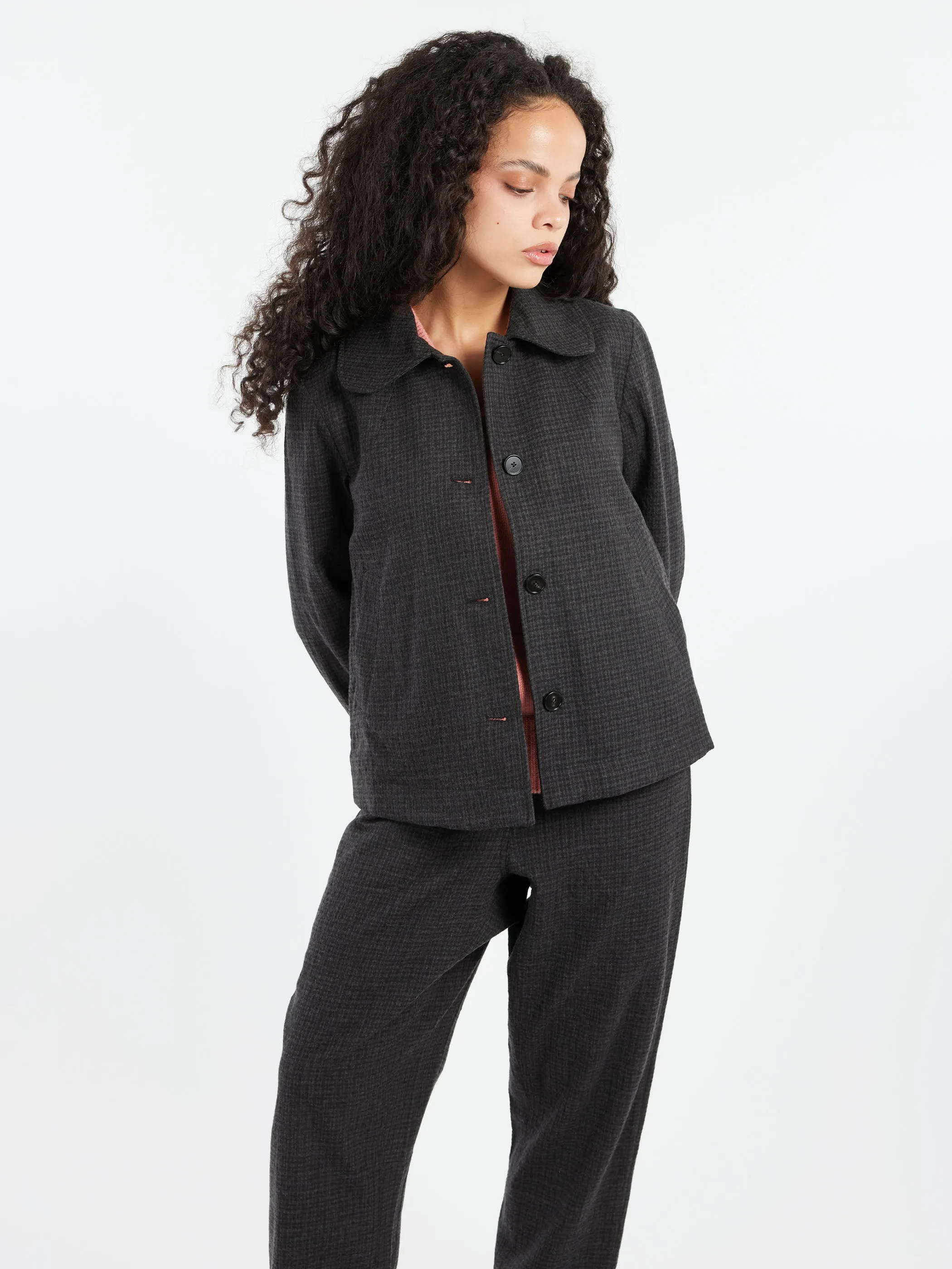 Seersucker Check Jacket