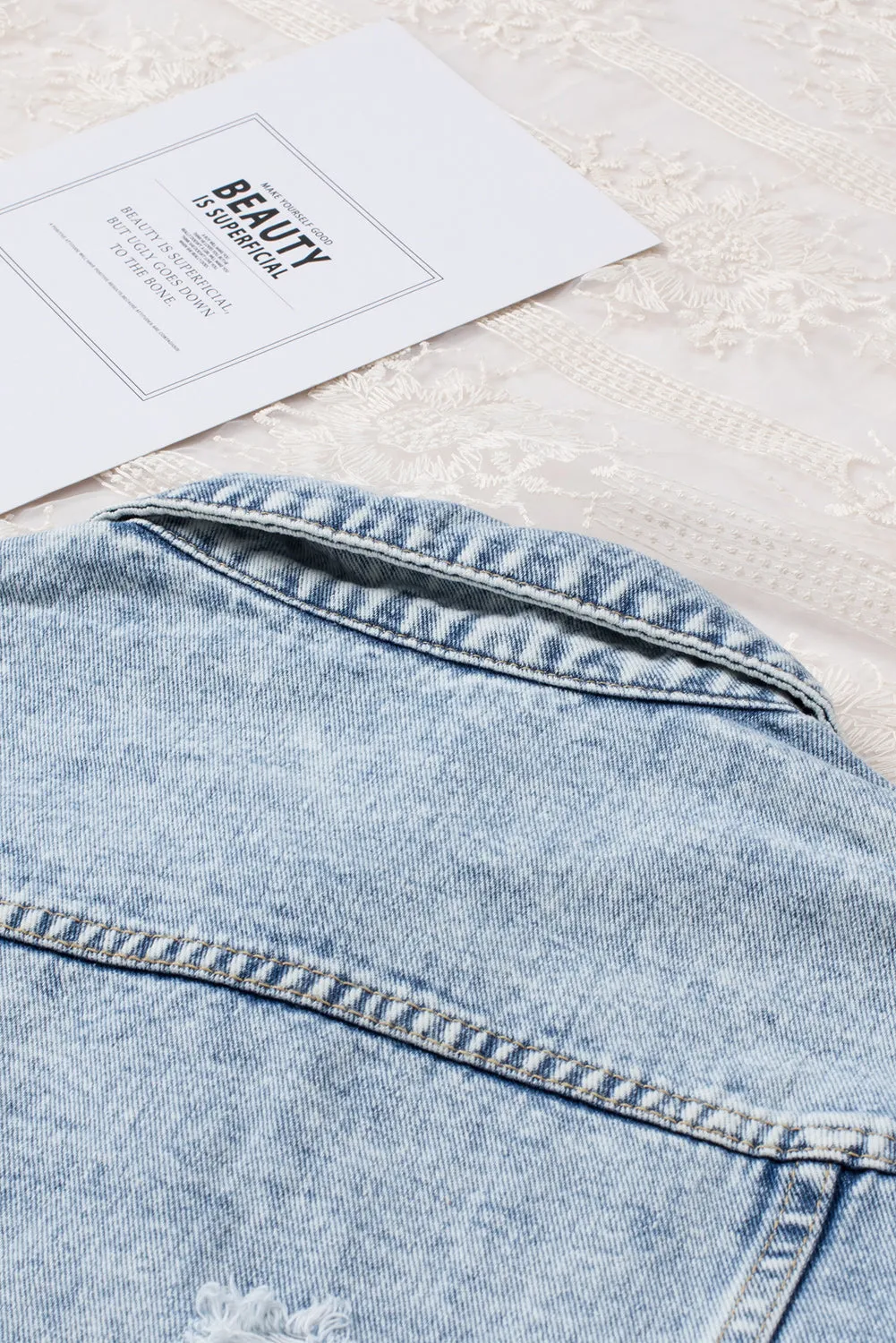Sky Blue Denim Jacket