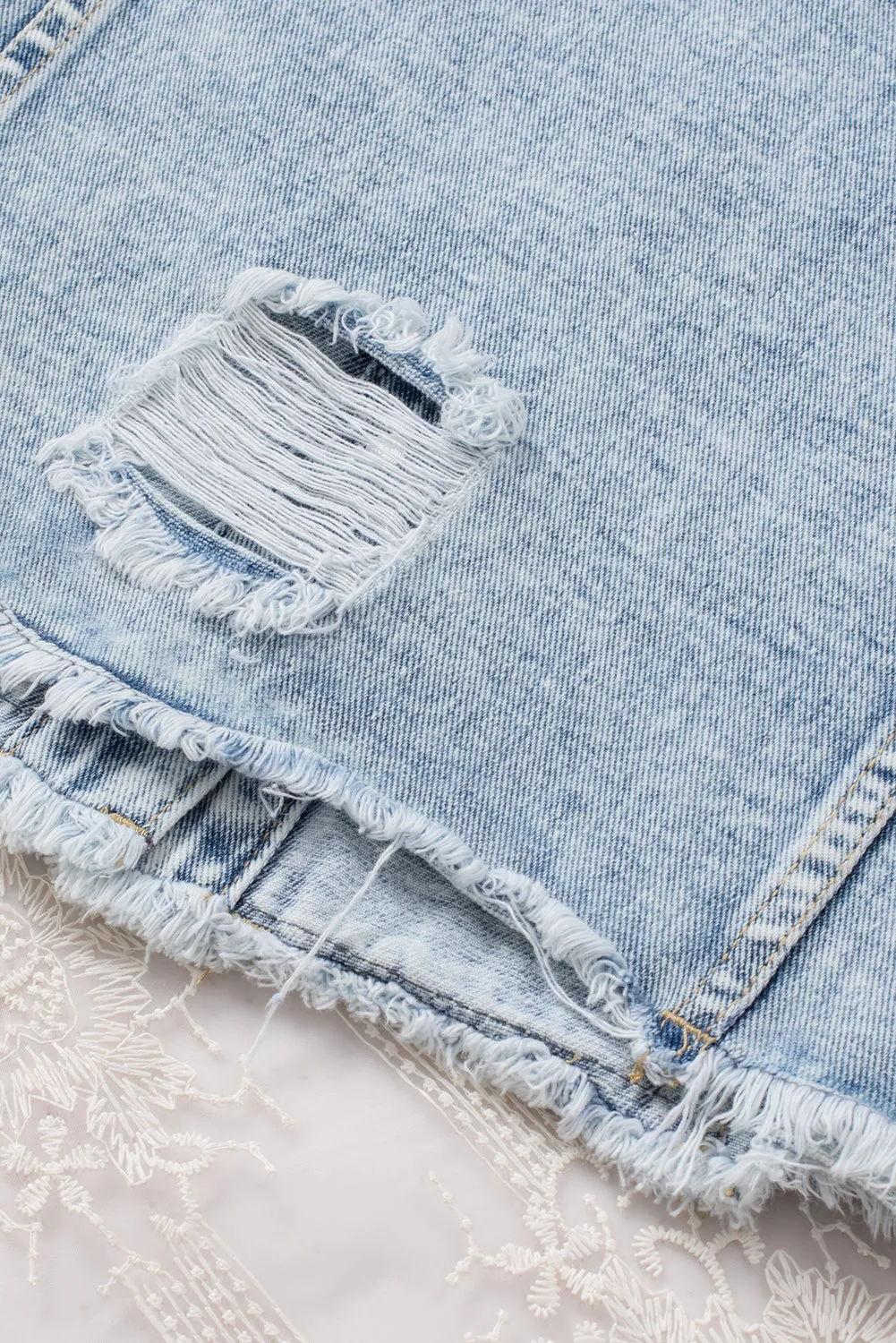 Sky Blue Denim Jacket