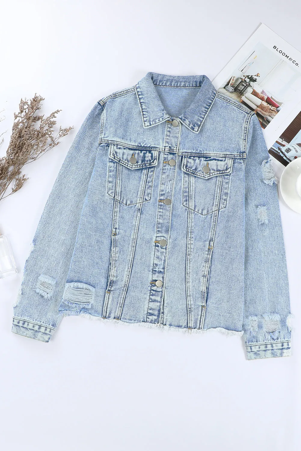 Sky Blue Denim Jacket