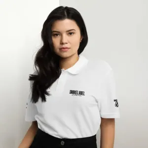 Snake Pique Polo Shirt in 100% Ring-snake on shirt