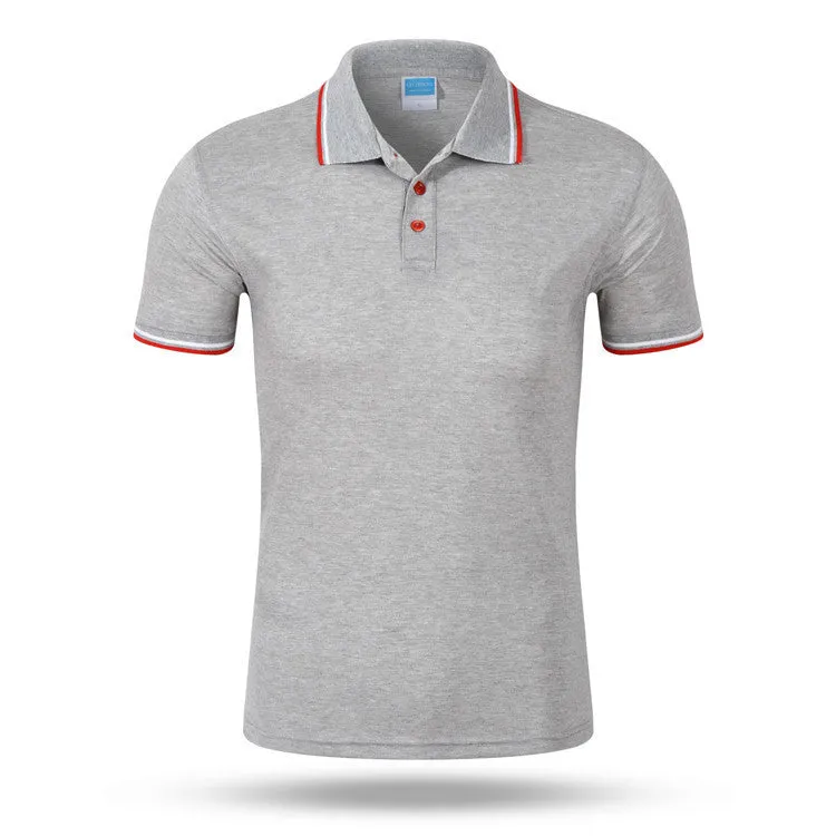 Solid Men Polo Shirt Cotton Short Sleeve Polo Homme Casual Clothing Slim Fit Shirts