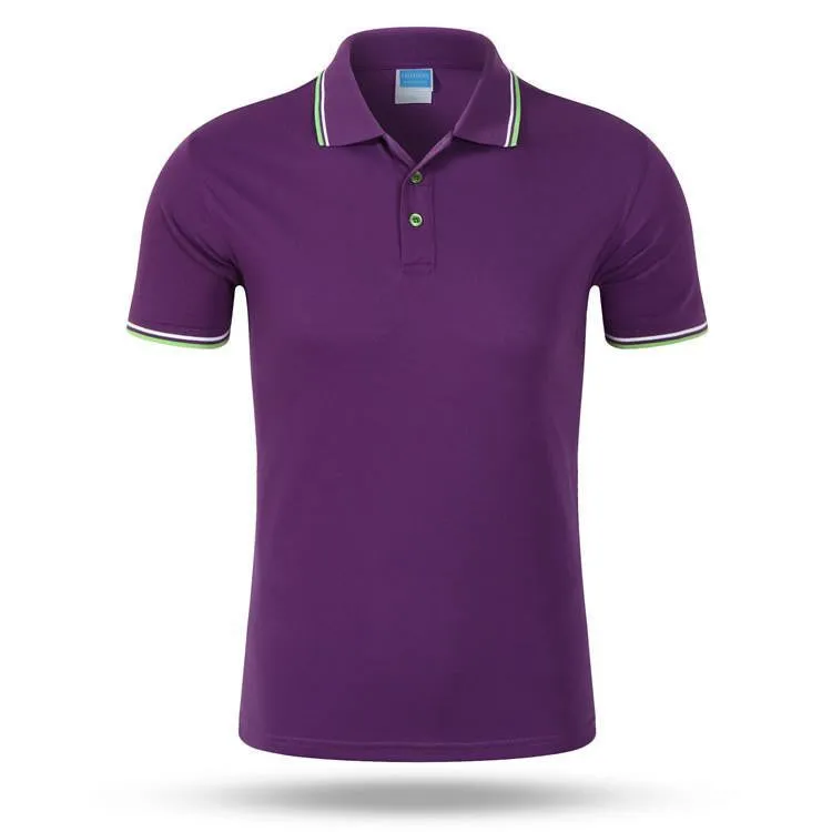 Solid Men Polo Shirt Cotton Short Sleeve Polo Homme Casual Clothing Slim Fit Shirts