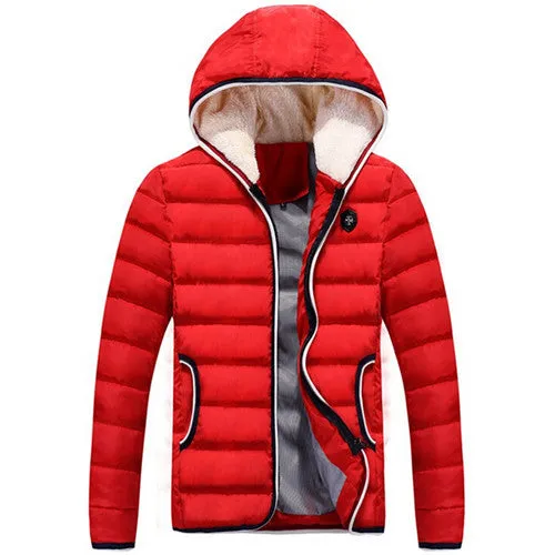 Spring Winter Jacket Men High Quality Down Cotton Men Clothes Fashion Warm Mens Jackets Coats Black Plus Size 4XL