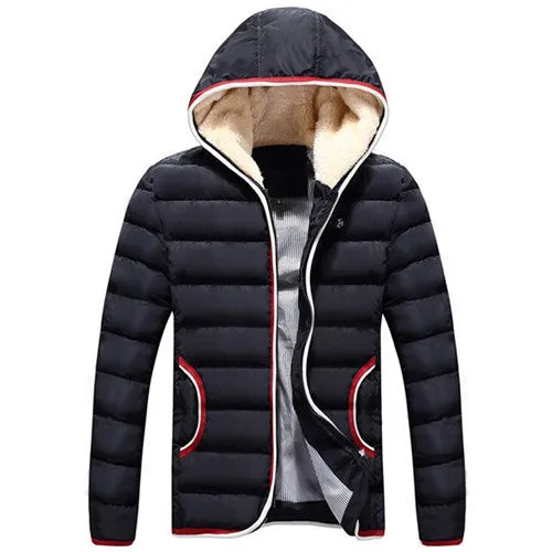 Spring Winter Jacket Men High Quality Down Cotton Men Clothes Fashion Warm Mens Jackets Coats Black Plus Size 4XL