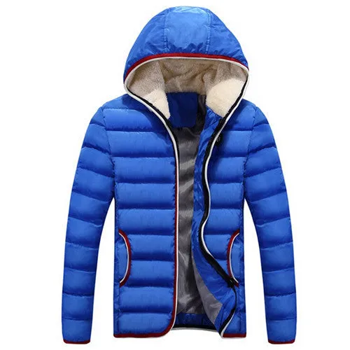 Spring Winter Jacket Men High Quality Down Cotton Men Clothes Fashion Warm Mens Jackets Coats Black Plus Size 4XL