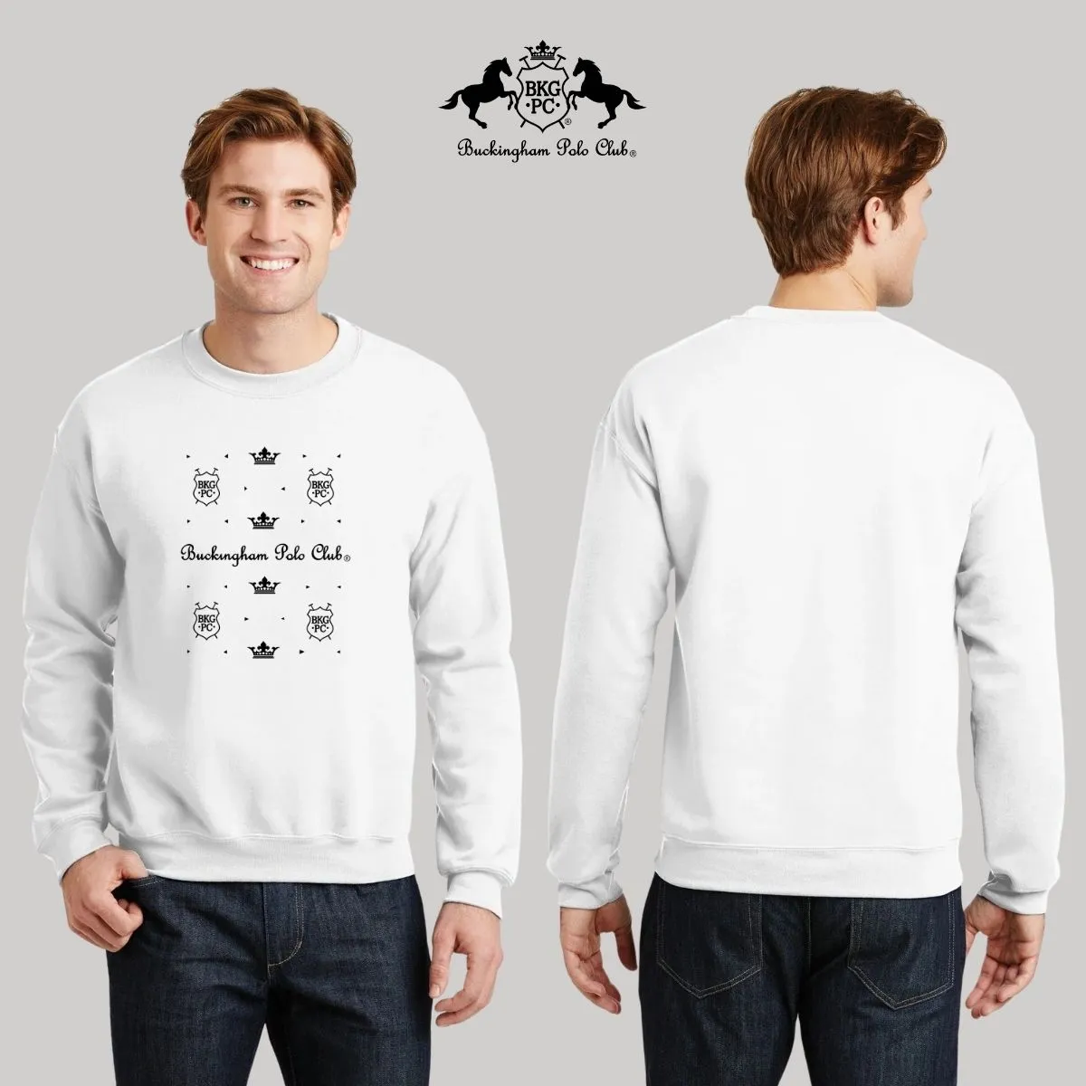 Sudadera Deportiva Hombre Buckingham Polo Club Coronas