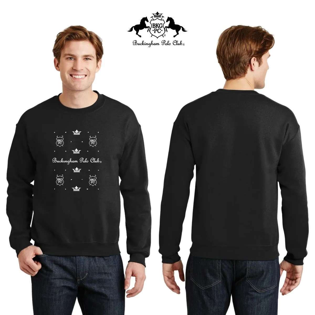 Sudadera Deportiva Hombre Buckingham Polo Club Coronas