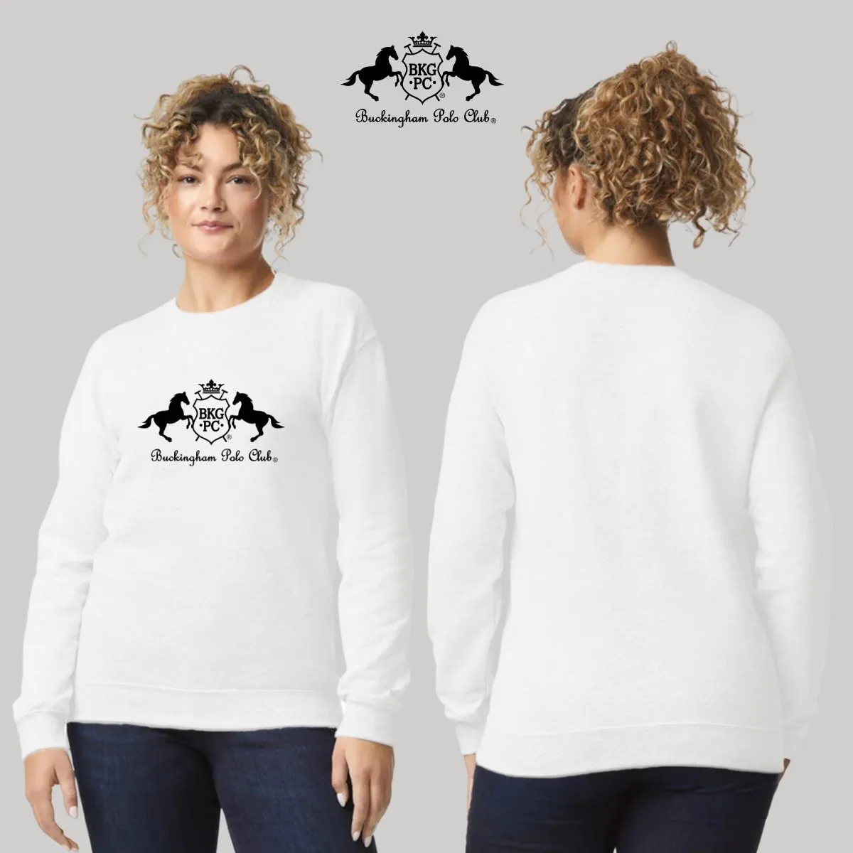 Sweater Suéter Mujer Buckingham Polo Club Logo