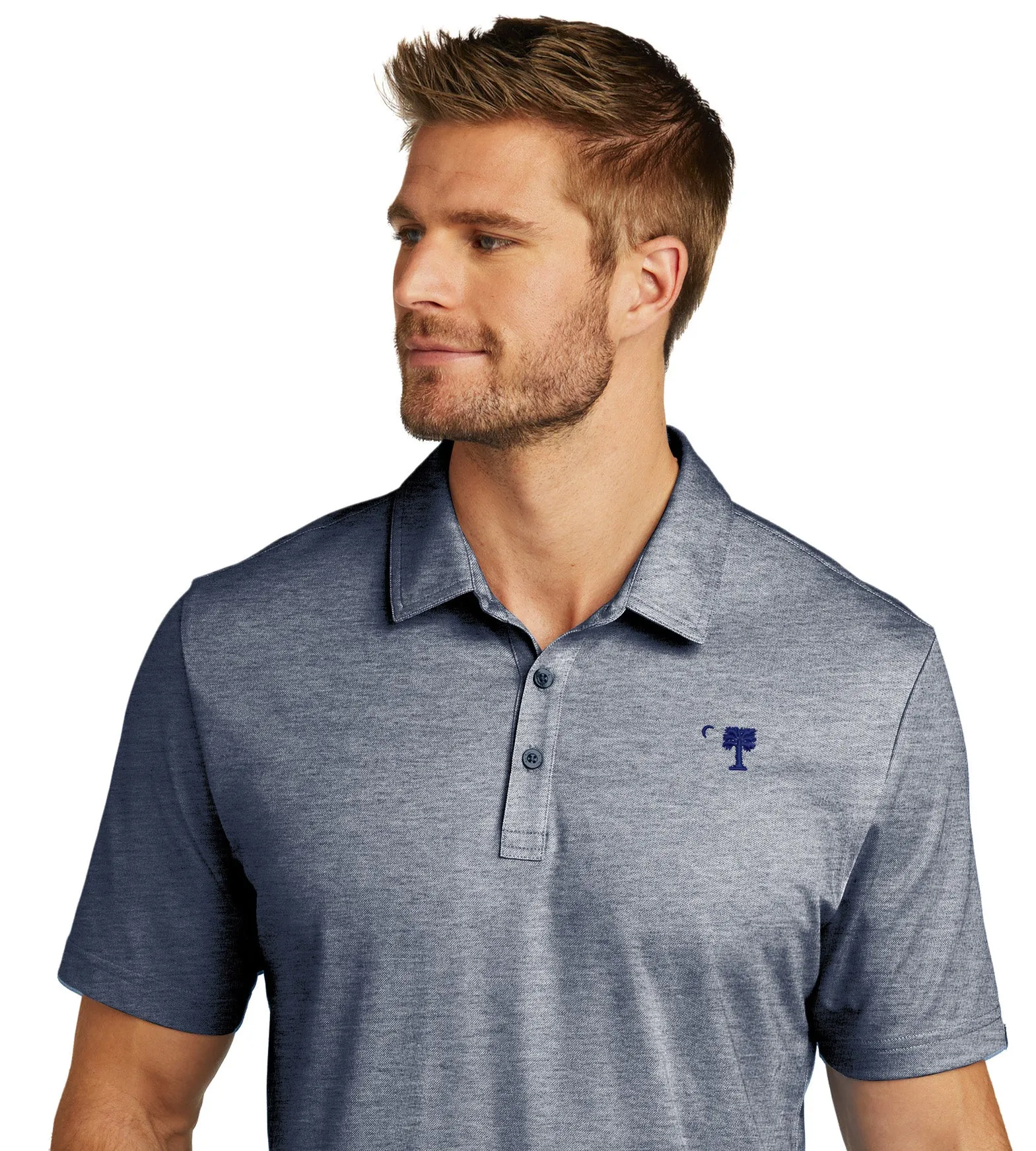 The Citadel, Big Red, Travis Mathew Oceanside Heather Polo Shirt