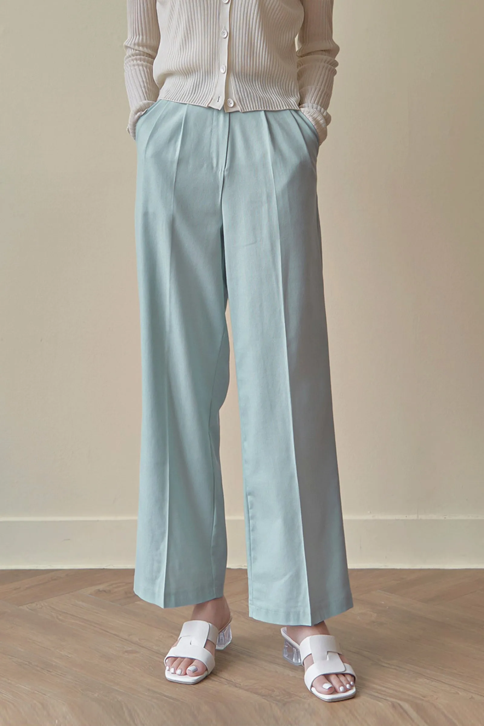 The Sebin Linen Wide Leg Trousers