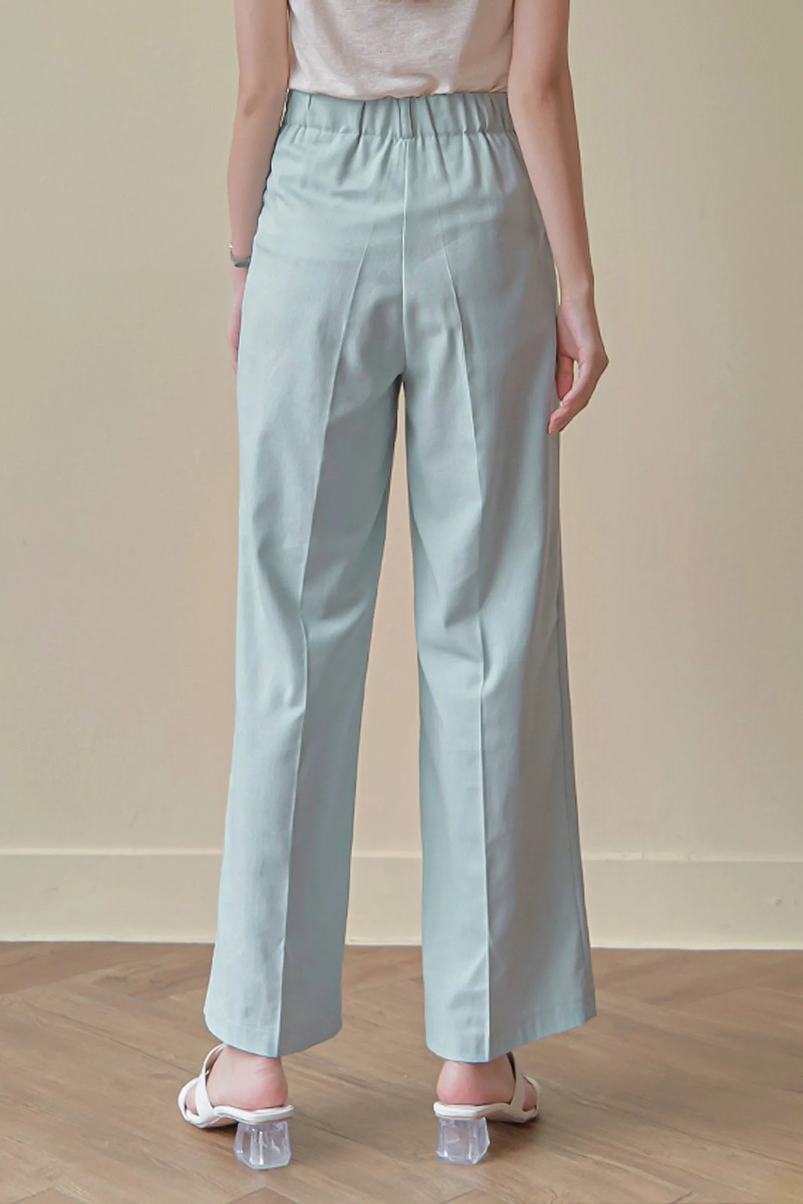 The Sebin Linen Wide Leg Trousers
