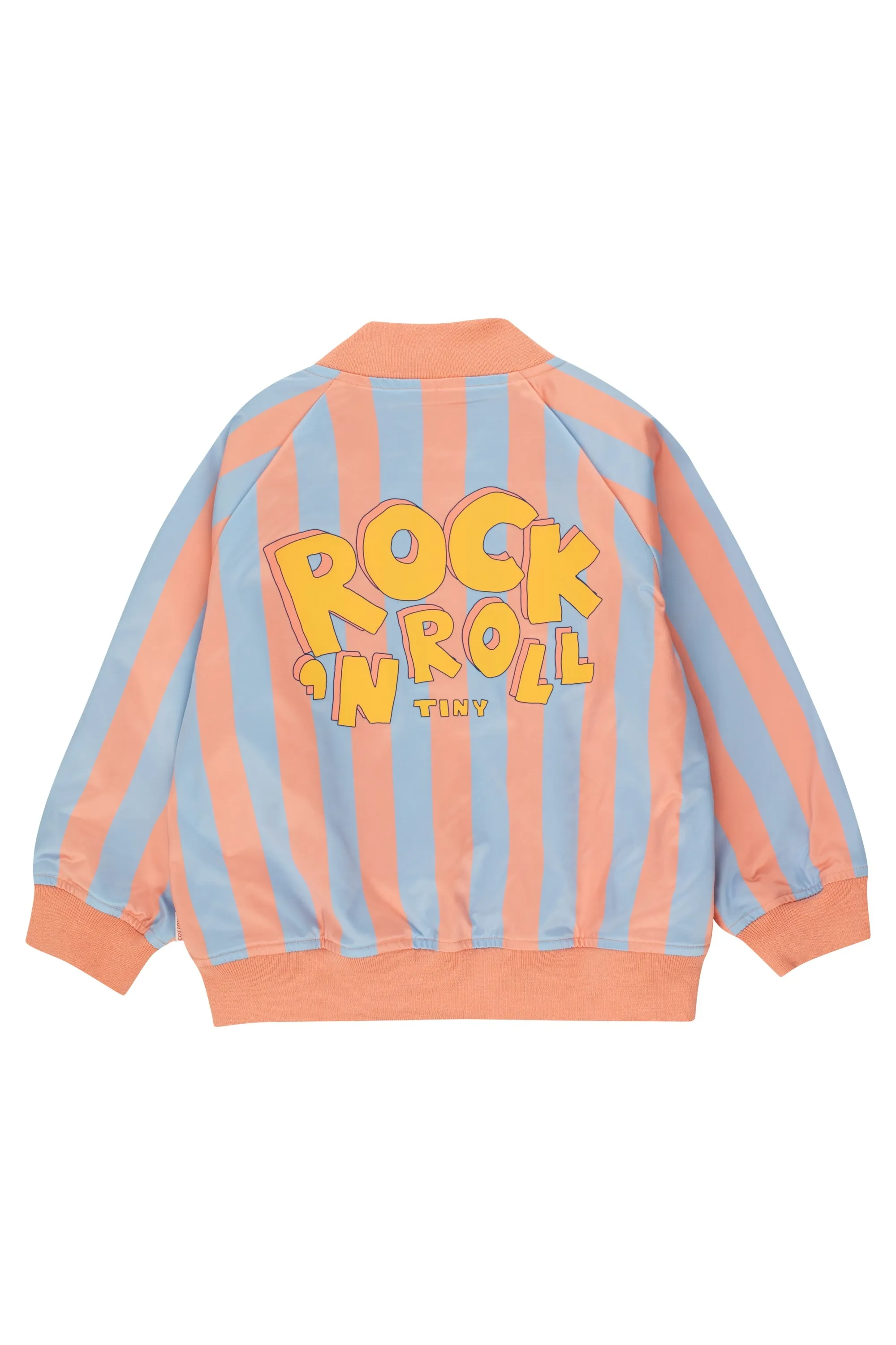 Tiny Rock'n'Roll Bomber Jacket, Bluegrey/Papaya