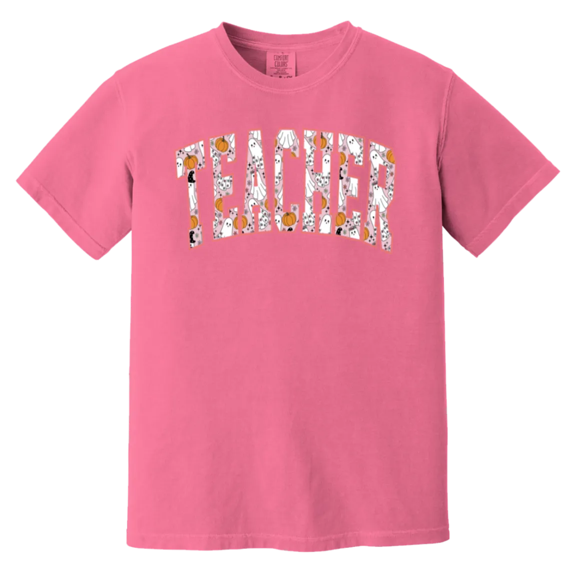 Trendy Halloween Fall T-Shirt – Perfect for Spooky Teachers!