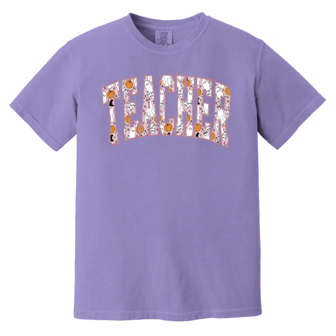 Trendy Halloween Fall T-Shirt – Perfect for Spooky Teachers!