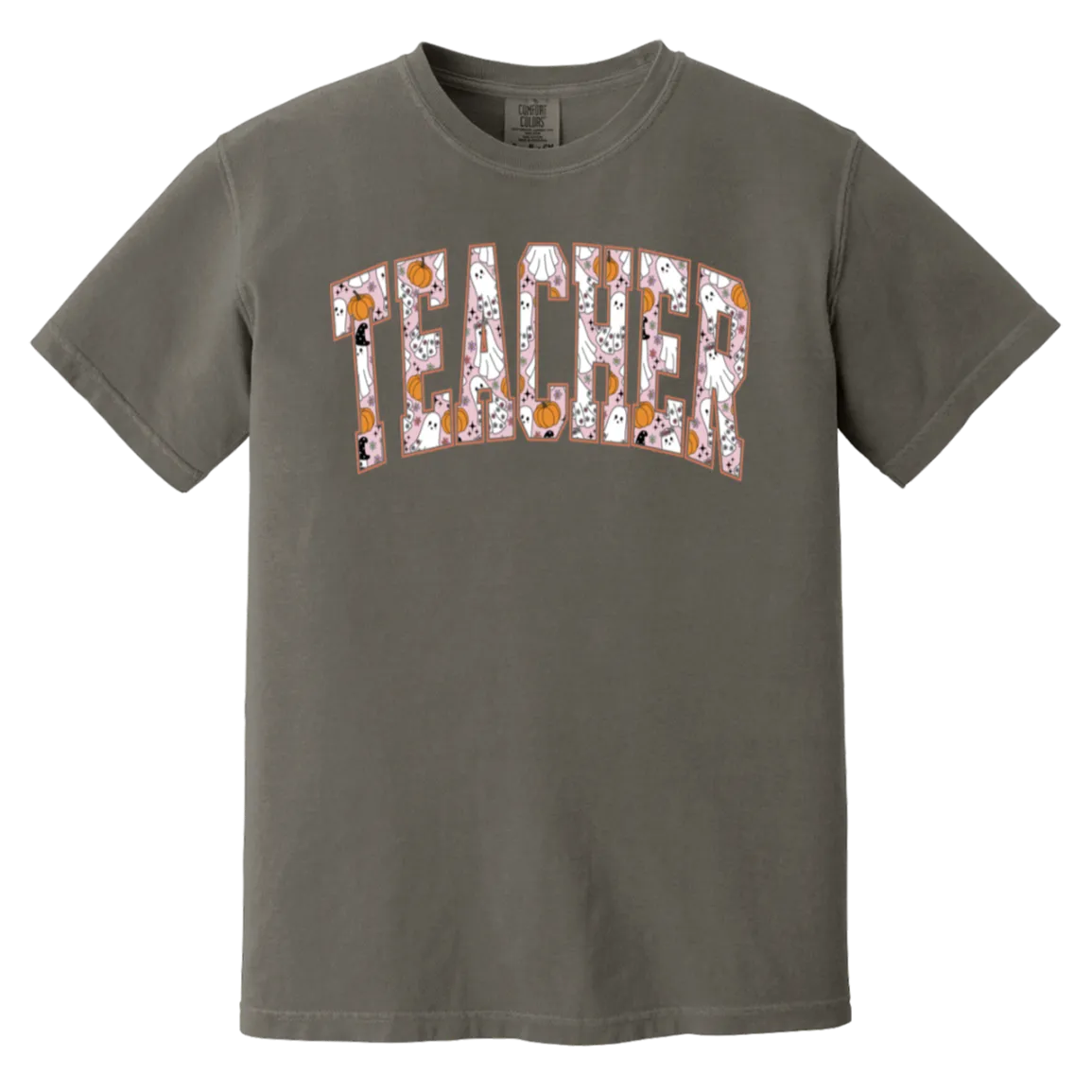 Trendy Halloween Fall T-Shirt – Perfect for Spooky Teachers!