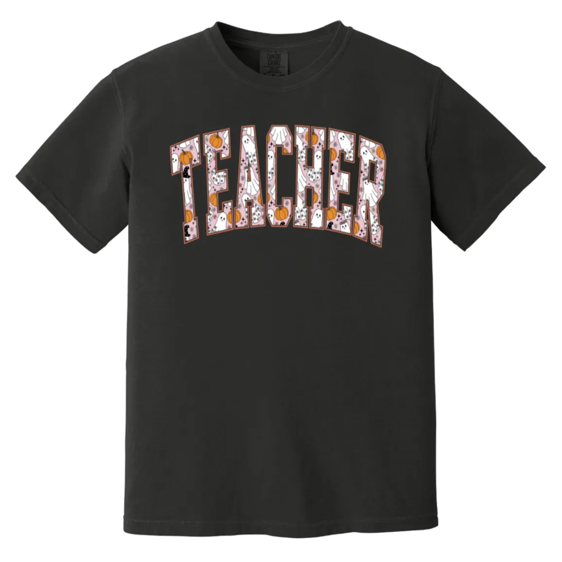 Trendy Halloween Fall T-Shirt – Perfect for Spooky Teachers!