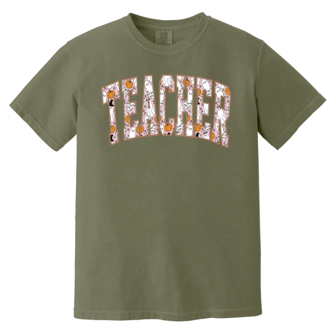Trendy Halloween Fall T-Shirt – Perfect for Spooky Teachers!