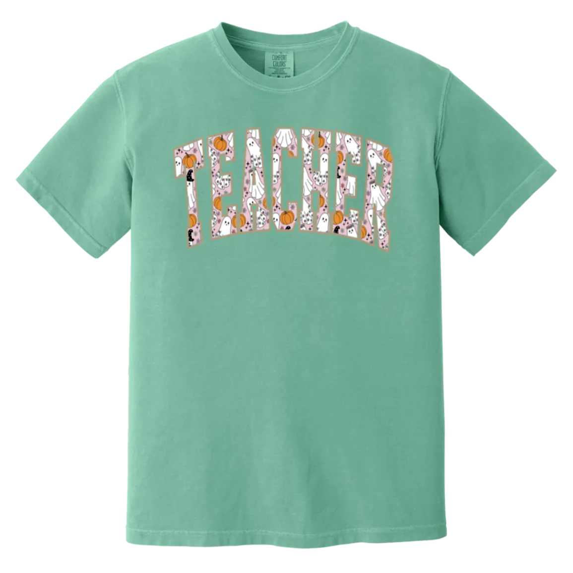 Trendy Halloween Fall T-Shirt – Perfect for Spooky Teachers!